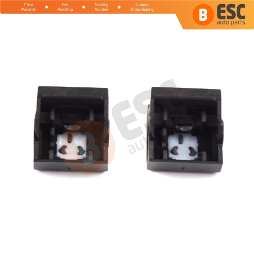 2 Pieces Window Lifter Switch Repair Button Cover for Renault Clio MK5 Captur MK2 5-Doors 254107073R