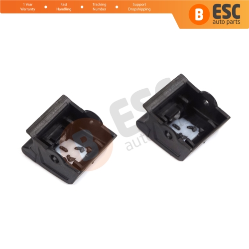 2 Pieces Window Lifter Switch Repair Button Cover for Renault Clio MK5 Captur MK2 5-Doors 254107073R