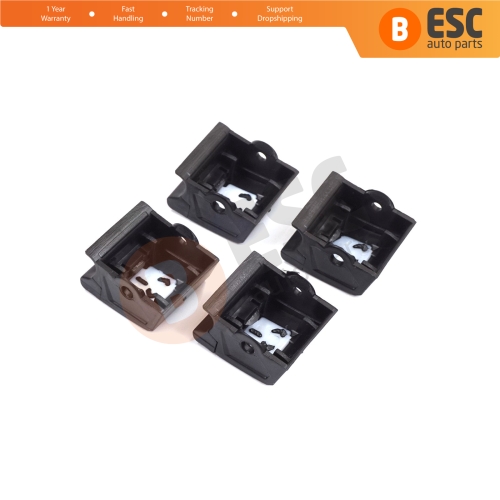 4 Pieces Window Lifter Switch Repair Button Cover for Renault Clio MK5 Captur MK2 5-Doors 254107073R