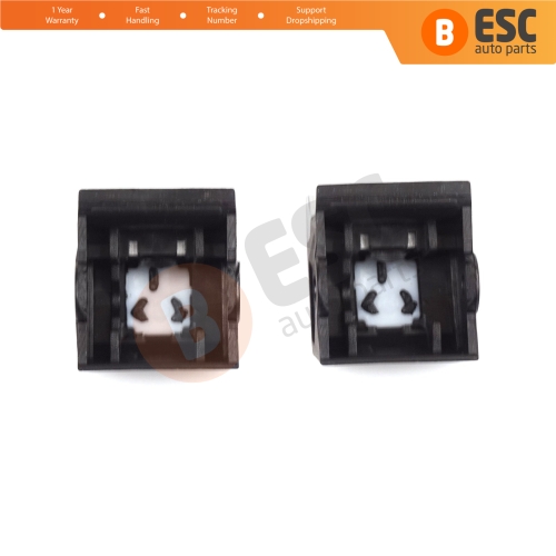 2 Pieces Window Lifter Switch Repair Button Cover for Renault Clio MK5 Captur MK2 5-Doors 254107001R