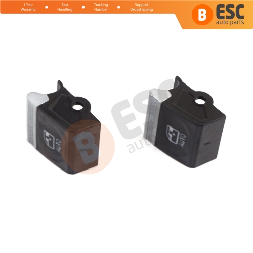 2 Pieces Window Lifter Switch Repair Button Cover for Renault Clio MK5 Captur MK2 5-Doors 254107001R