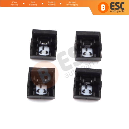 4 Pieces Window Lifter Switch Repair Button Cover for Renault Clio MK5 Captur MK2 5-Doors 254107001R