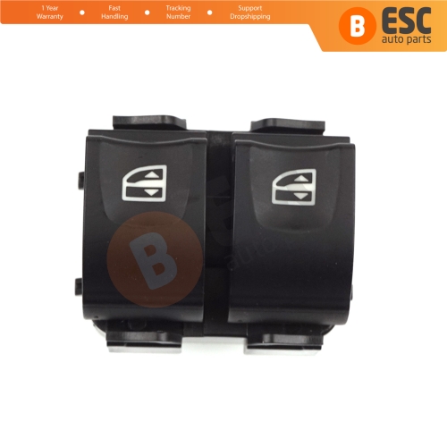 Window Regulator Switch Driver Door 254118722R For Renault Captur 1 Clio 4 Trafic 3 Dacia Lodgy Duster