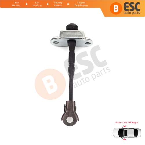 Front Door Hinge Stop Check Strap Limiter 804301666R for Renault Megane MK4 2015-On 4/5 Door