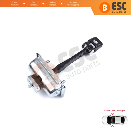 Front Door Hinge Stop Check Strap Limiter for Citroen C3 MK3 Peugeot 208 2008 MK1 5-Door Hatchback 9671891380