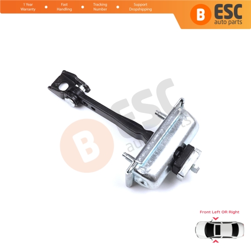 Front Door Hinge Stop Check Strap Limiter for Citroen C3 MK3 Peugeot 208 2008 MK1 5-Door Hatchback 9671891380