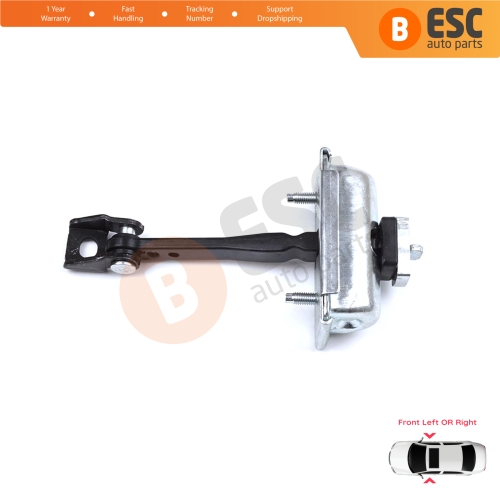 Front Door Hinge Stop Check Strap Limiter for Citroen C3 MK3 Peugeot 208 2008 MK1 5-Door Hatchback 9671891380