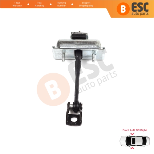 Front Door Hinge Stop Check Strap Limiter for Citroen C3 MK3 Peugeot 208 2008 MK1 5-Door Hatchback 9671891380