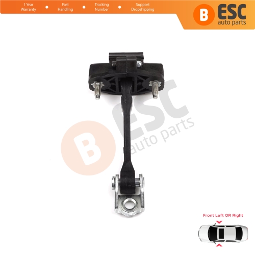 Front Door Hinge Stop Check Strap Limiter for Citroen C4 Cactus 2014-On 9801290780