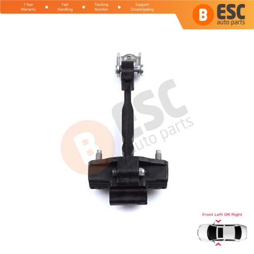 Front Door Hinge Stop Check Strap Limiter for Peugeot 208 e-208 Opel Corsa F Corsa-e 2019-On 9823211180