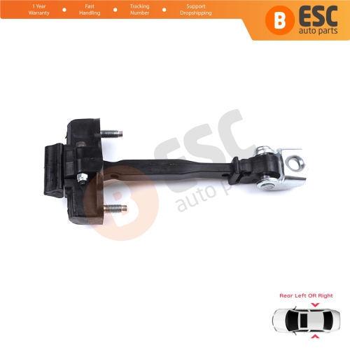 Rear Door Hinge Stop Check Strap Limiter for Peugeot 208 e-208 Opel Corsa F Corsa-e 2019-On 9823211180