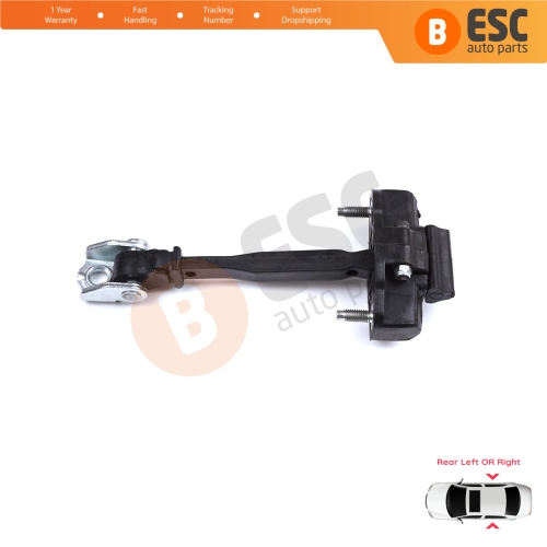 Rear Door Hinge Stop Check Strap Limiter for Peugeot 208 e-208 Opel Corsa F Corsa-e 2019-On 9823211180