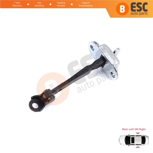 Rear Door Hinge Stop Check Strap Limiter for Citroen C1 Peugeot 108 Toyota Aygo MK2 2014-On 5-Door B000873380   