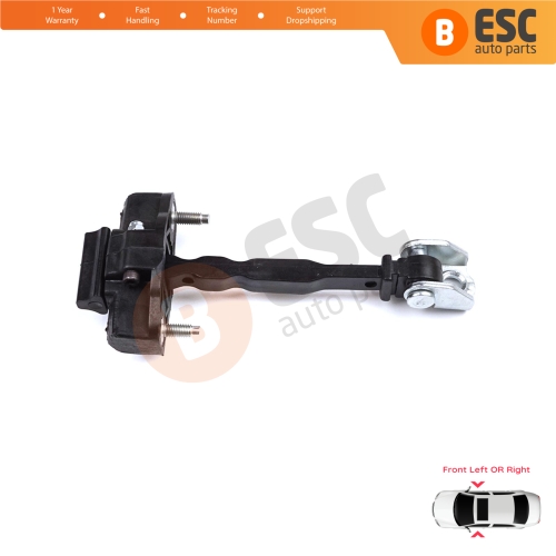 Front Door Hinge Stop Check Strap Limiter for Peugeot 308 MK3 408 Crossover DS4 Opel Astra L 2021-On 5-Door 9830837080