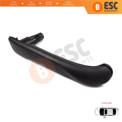 Front Left Inner Door Handle Grip Black for Renault Kangoo MK2 Citan W415 NV250 2007-2021 8200548971