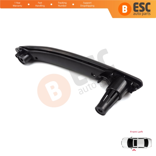 Front Left Inner Door Handle Grip Black for Renault Kangoo MK2 Citan W415 NV250 2007-2021 8200548971