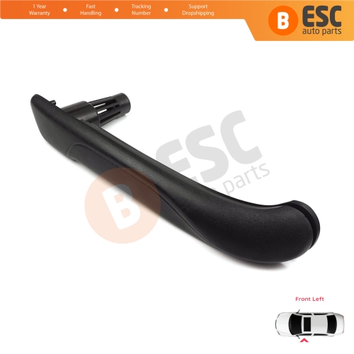 Front Left Inner Door Handle Grip Black for Renault Kangoo MK2 Citan W415 NV250 2007-2021 8200548971