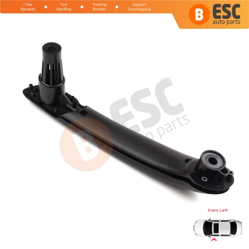 Front Left Inner Door Handle Grip Black for Renault Kangoo MK2 Citan W415 NV250 2007-2021 8200548971