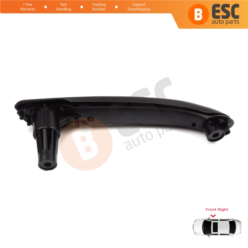 Front Right Inner Door Handle Grip Black for Renault Kangoo MK2 Citan W415 NV250 2007-2021 8200548972