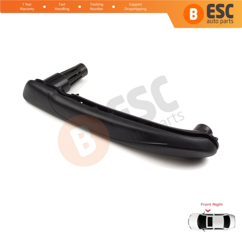 Front Right Inner Door Handle Grip Black for Renault Kangoo MK2 Citan W415 NV250 2007-2021 8200548972