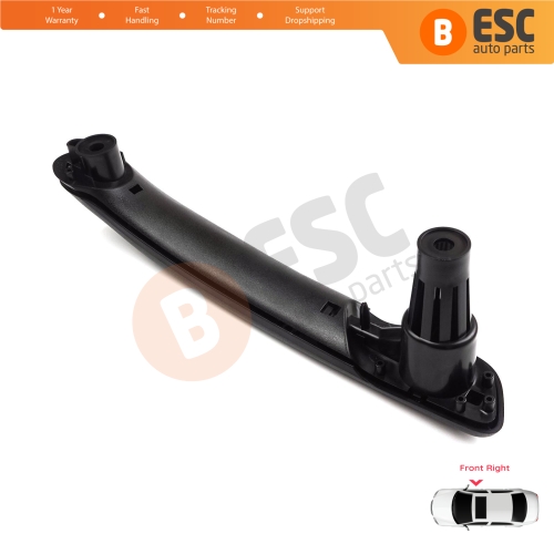 Front Right Inner Door Handle Grip Black for Renault Kangoo MK2 Citan W415 NV250 2007-2021 8200548972