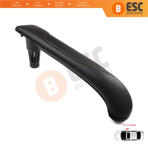 Front Right Inner Door Handle Grip Black for Renault Kangoo MK2 Citan W415 NV250 2007-2021 8200548972