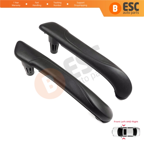 Front Inner Door Handle Grip Black Left Right for Renault Kangoo MK2 Citan W415 NV250 2007-2021 8200548971 8200548972