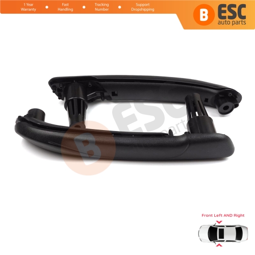 Front Inner Door Handle Grip Black Left Right for Renault Kangoo MK2 Citan W415 NV250 2007-2021 8200548971 8200548972