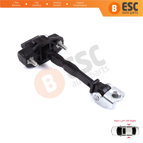 Rear Door Hinge Stop Check Strap Limiter for Citroen C4 e-C4 C4X e-C4X MK3 2020-On 9831196980