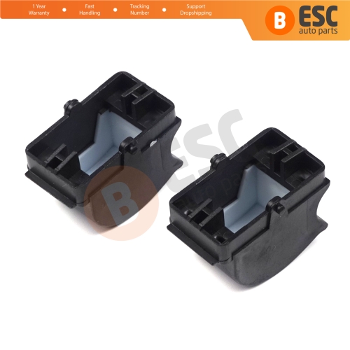 2 Pieces Window Switch Repair Button Cover 735417033 for Fiat Citroen Peugeot