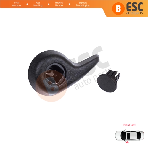 Front Left Manual Seat Recliner Adjuster Handle Black for Renault Megane MK4 B9A K9A Talisman LP KP 2015-On 874519982R