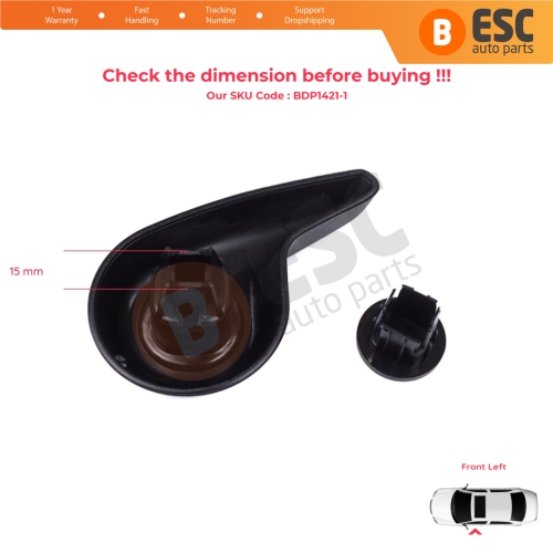 Front Left Manual Seat Recliner Adjuster Handle Black for Renault Megane MK4 B9A K9A Talisman LP KP 2015-On 874519982R