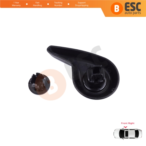 Front Right Manual Seat Recliner Adjuster Handle Black for Renault Megane MK4 B9A K9A Talisman LP KP 2015-On 874016692R