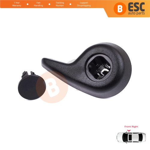 Front Right Manual Seat Recliner Adjuster Handle Black for Renault Megane MK4 B9A K9A Talisman LP KP 2015-On 874016692R