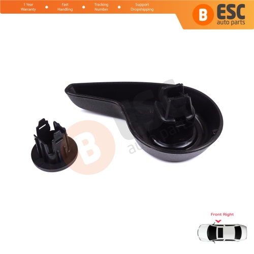 Front Right Manual Seat Recliner Adjuster Handle Black for Renault Megane MK4 B9A K9A Talisman LP KP 2015-On 874016692R