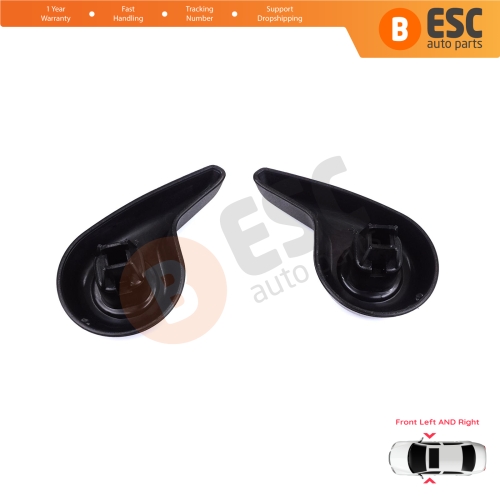 Front Manual Seat Recliner Adjuster Handle Set Black for Renault Megane MK4 B9A K9A Talisman LP KP 2015-On 874519982R 874016692R