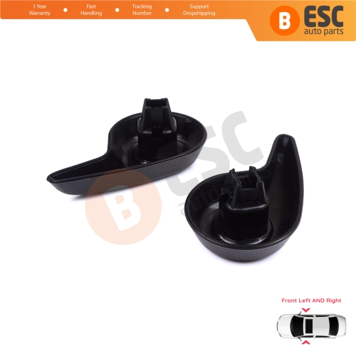 Front Manual Seat Recliner Adjuster Handle Set Black for Renault Megane MK4 B9A K9A Talisman LP KP 2015-On 874519982R 874016692R