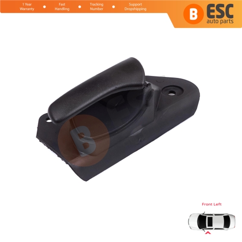 Front Left Interior Door Handle Opener Black for Vauxhall Opel Astra F MK3 T91 T92 1991-2001 90430129