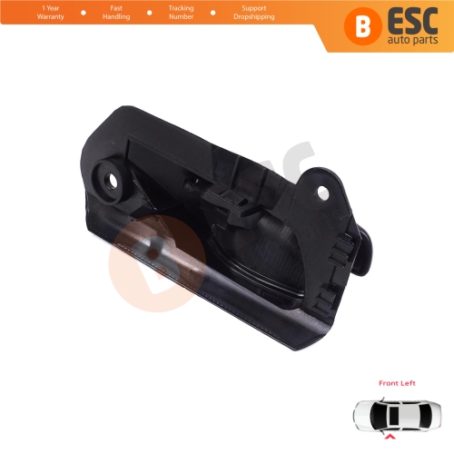 Front Left Interior Door Handle Opener Black for Vauxhall Opel Astra F MK3 T91 T92 1991-2001 90430129