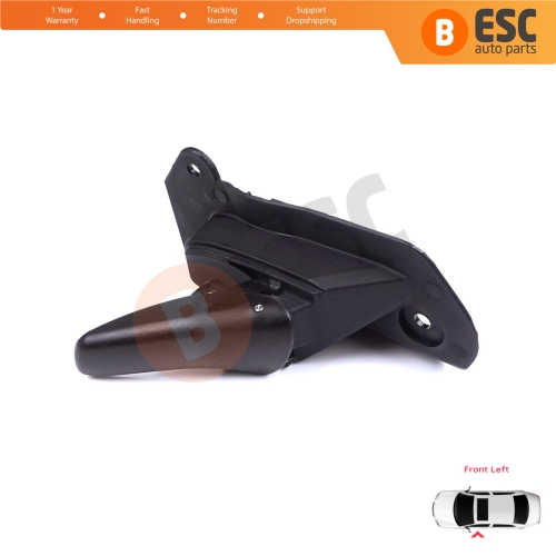 Front Left Interior Door Handle Opener Black for Vauxhall Opel Astra F MK3 T91 T92 1991-2001 90430129