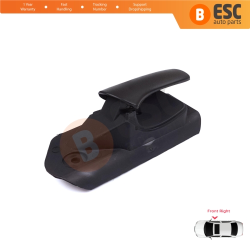 Front Right Interior Door Handle Opener Black for Vauxhall Opel Astra F MK3 T91 T92 1991-2001 90430130