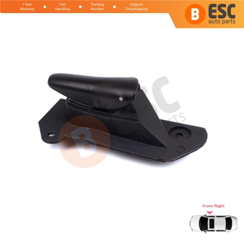 Front Right Interior Door Handle Opener Black for Vauxhall Opel Astra F MK3 T91 T92 1991-2001 90430130