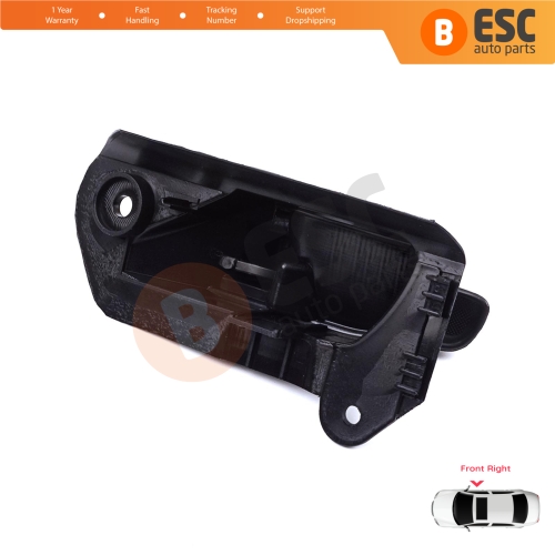 Front Right Interior Door Handle Opener Black for Vauxhall Opel Astra F MK3 T91 T92 1991-2001 90430130