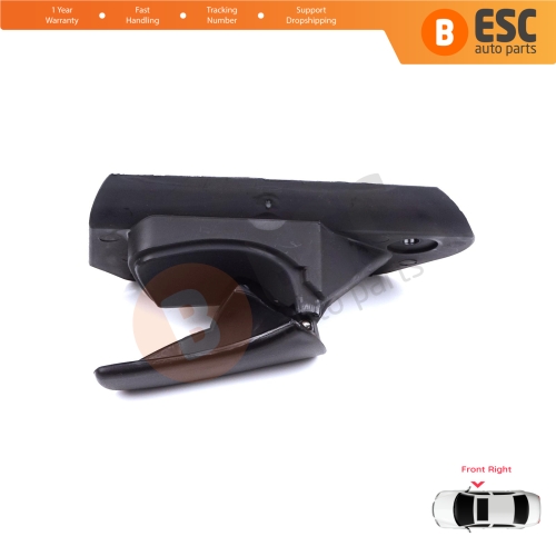 Front Right Interior Door Handle Opener Black for Vauxhall Opel Astra F MK3 T91 T92 1991-2001 90430130