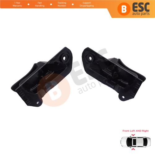 Front Interior Door Handle Opener Set Black for Vauxhall Opel Astra F MK3 T91 T92 1991-2001 90430129 90430130