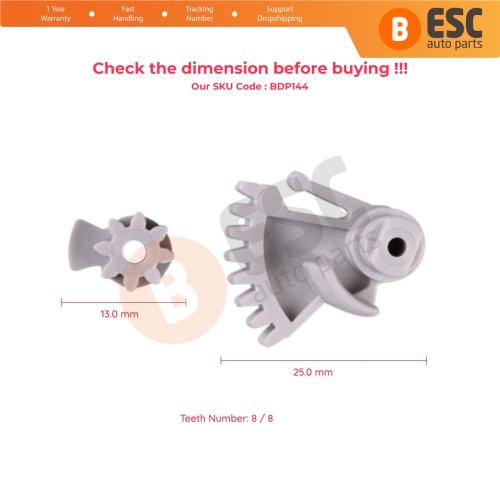 Left Door Lock Actuator Repair Gears 46847045 For Fiat Linea Albea Palio Punto Siena