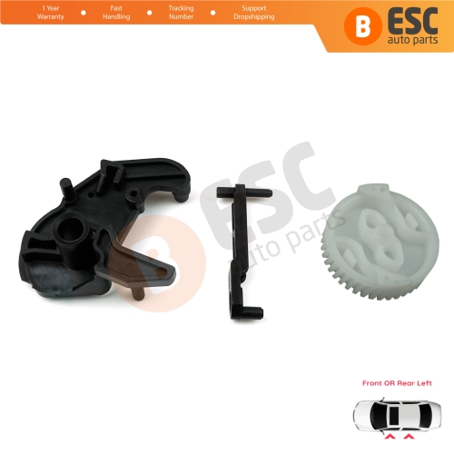 Door Lock Latch Gear Repair Kit 51217202143 Left for BMW 1 3 5 X5 X6 Z4 E90 E91 E92 E93