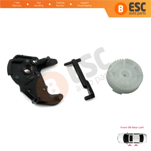 Door Lock Latch Gear Repair Kit 51217202143 Left for BMW 1 3 5 X5 X6 Z4 E90 E91 E92 E93