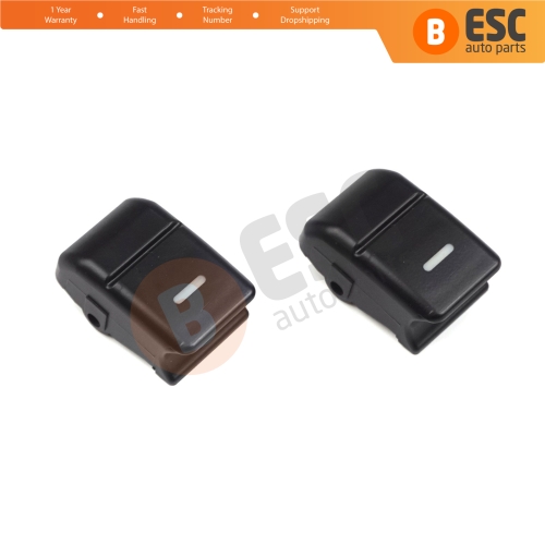 2 Pieces Window Switch Button Cover Cap YUD501570PVJ for Land Rover Range Rover Sport MK1 L320 2005-2009 Pre Facelift