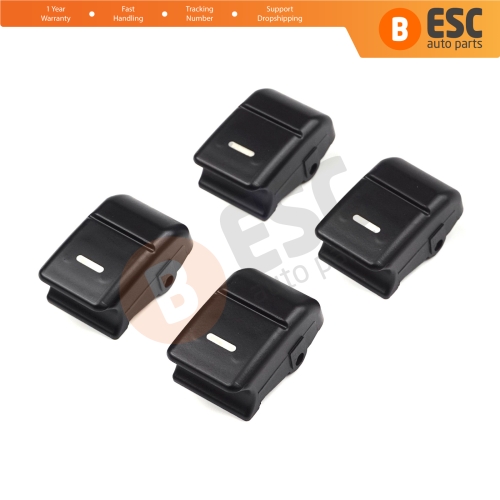 4 Pieces Window Switch Button Cover Cap YUD501570PVJ for Land Rover Range Rover Sport MK1 L320 2005-2009 Pre Facelift